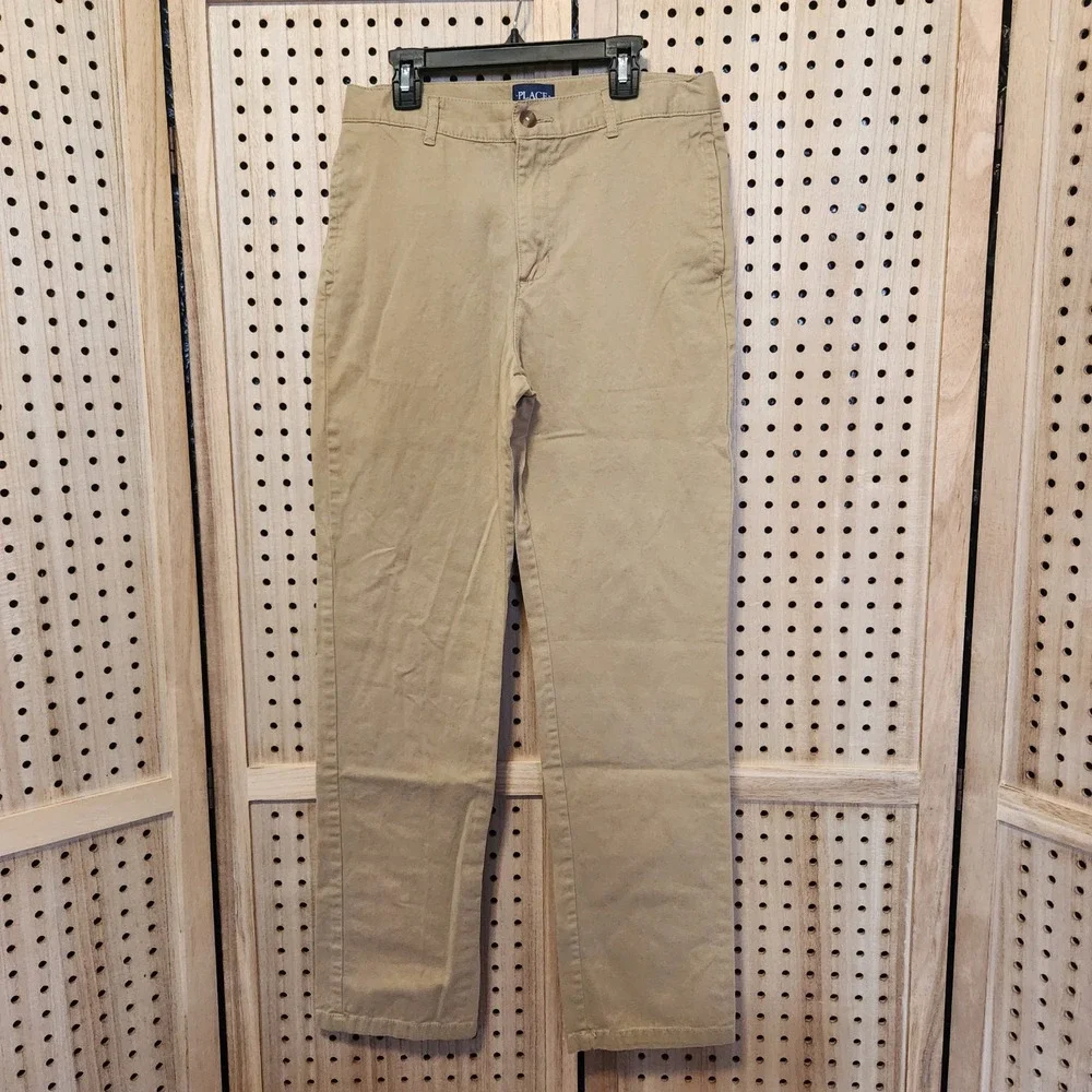 Children's Place Girls Pants Size 18 Slim Uniform 100% Cotton